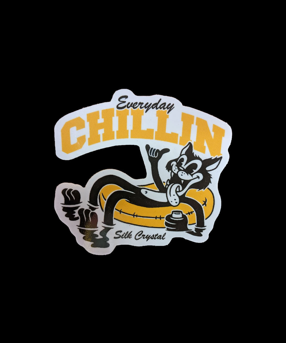 Chillin' Cat Sticker